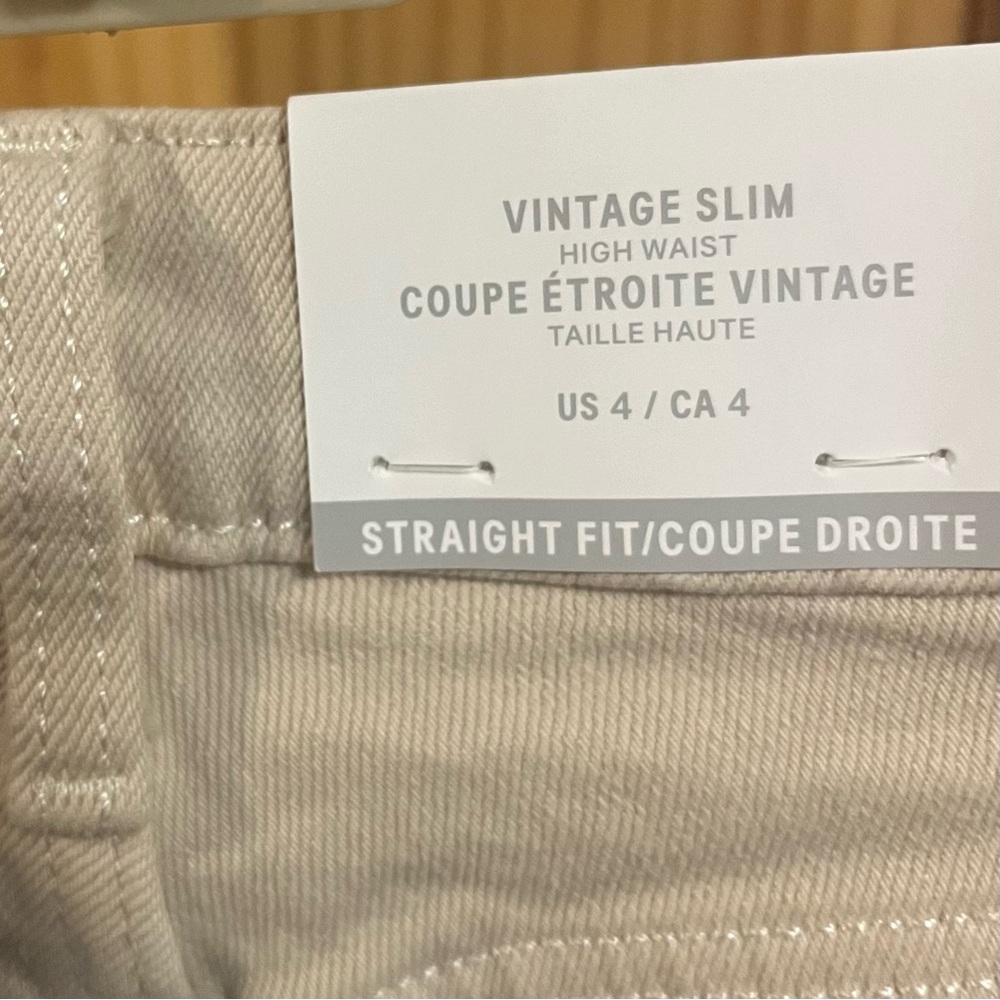 Vintage Slim High Waist Straight Fit US Women’s Size 4 - Picture 3 of 7